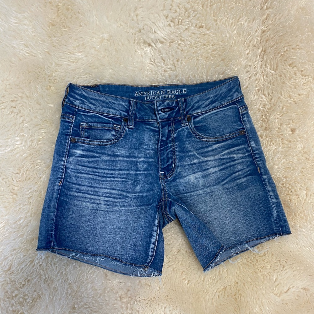 Washed denim American Eagle shorts